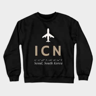 ICN Incheon Airport Korea Crewneck Sweatshirt